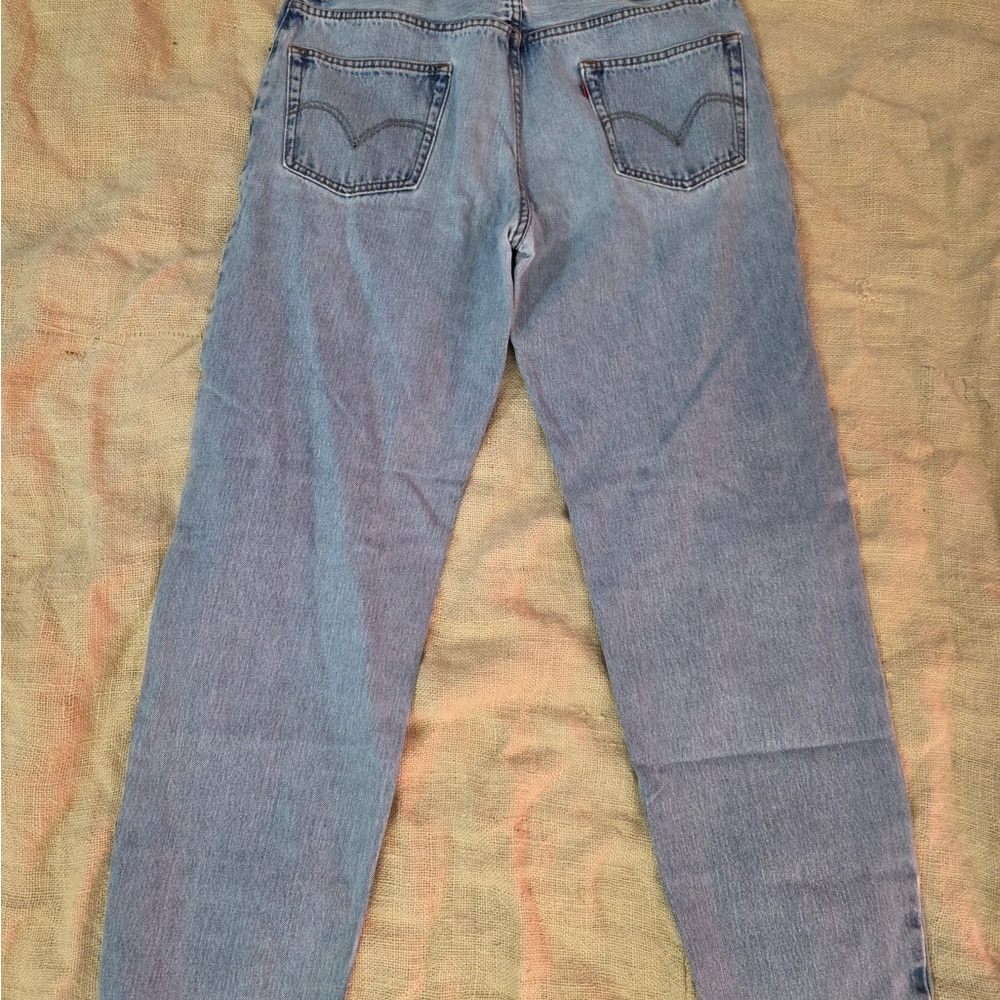 Levi 550 Relaxed Fit Light Blue Jeans
